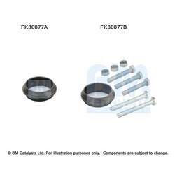 Katalyzátor - montážna sada BM CATALYSTS FK80077