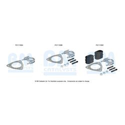 Filter pevných častíc - montážna sada BM CATALYSTS FK11169