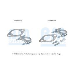 Montážna sada pre výfukovú trubku BM CATALYSTS FK50758