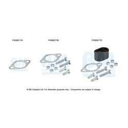 Katalyzátor - montážna sada BM CATALYSTS FK90017