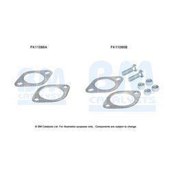 Filter pevných častíc - montážna sada BM CATALYSTS FK11086