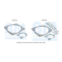 Filter pevných častíc - montážna sada BM CATALYSTS FK11371