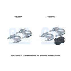 Montážna sada pre výfukovú trubku BM CATALYSTS FK50513
