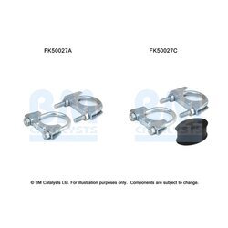 Montážna sada pre výfukovú trubku BM CATALYSTS FK50027