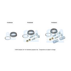 Montážna sada pre výfukovú trubku BM CATALYSTS FK50645