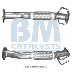 Výfukové potrubie BM CATALYSTS BM70517