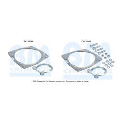 Filter pevných častíc - montážna sada BM CATALYSTS FK11004