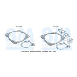 Filter pevných častíc - montážna sada BM CATALYSTS FK11026