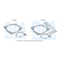 Filter pevných častíc - montážna sada BM CATALYSTS FK11084