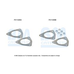 Filter pevných častíc - montážna sada BM CATALYSTS FK11206