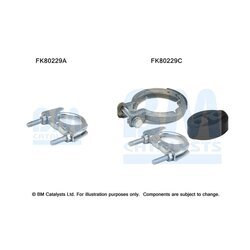 Katalyzátor - montážna sada BM CATALYSTS FK80229