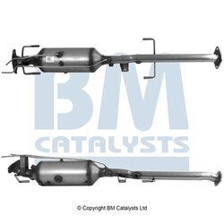 Filter sadzí/pevných častíc výfukového systému BM CATALYSTS BM11072H