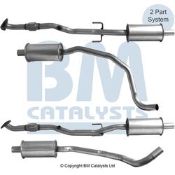 Výfukové potrubie BM CATALYSTS BM50969