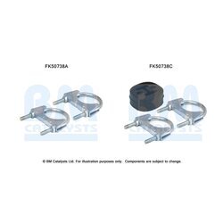 Montážna sada pre výfukovú trubku BM CATALYSTS FK50738