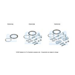 Katalyzátor - montážna sada BM CATALYSTS FK91010