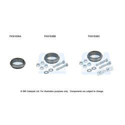 Katalyzátor - montážna sada BM CATALYSTS FK91636