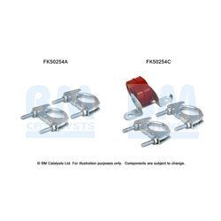 Montážna sada pre výfukovú trubku BM CATALYSTS FK50254