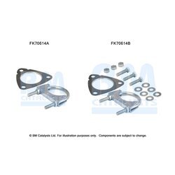 Montážna sada pre výfukovú trubku BM CATALYSTS FK70614