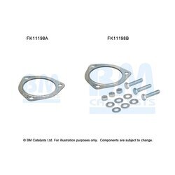 Filter pevných častíc - montážna sada BM CATALYSTS FK11198