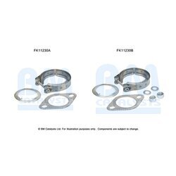 Filter pevných častíc - montážna sada BM CATALYSTS FK11230