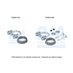 Montážna sada pre výfukovú trubku BM CATALYSTS FK50114