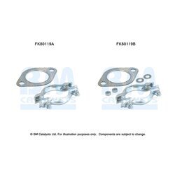 Katalyzátor - montážna sada BM CATALYSTS FK80119