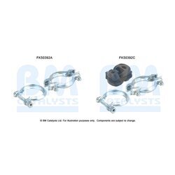 Montážna sada pre výfukovú trubku BM CATALYSTS FK50392