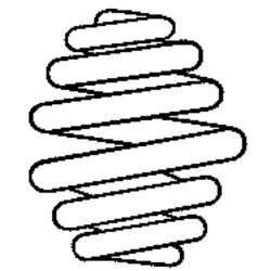 Pružina podvozku BOGE 81-733-0