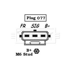 Alternátor BORG & BECK BBA2394 - obr. 1