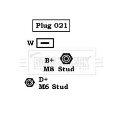 Alternátor BORG & BECK BBA2635 - obr. 2