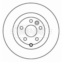 Brzdový kotúč BORG & BECK BBD4600 - obr. 1