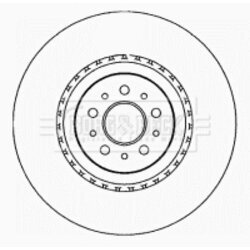 Brzdový kotúč BORG & BECK BBD5802S