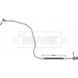 Brzdová hadica BORG & BECK BBH8465