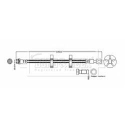 Brzdová hadica BORG & BECK BBH8828