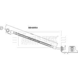 Brzdová hadica BORG & BECK BBH8954