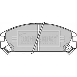 Sada brzdových platničiek kotúčovej brzdy BORG & BECK BBP1249