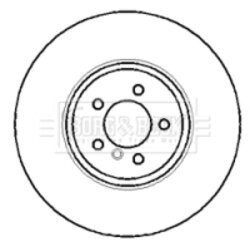 Brzdový kotúč BORG & BECK BBD5767S - obr. 1