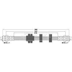 Brzdová hadica BORG & BECK BBH7372