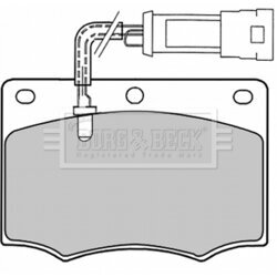 Sada brzdových platničiek kotúčovej brzdy BORG & BECK BBP1058