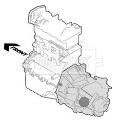 Uloženie motora BORG & BECK BEM4402 - obr. 1