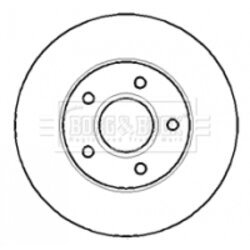 Brzdový kotúč BORG & BECK BBD5067
