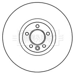 Brzdový kotúč BORG & BECK BBD5967S - obr. 1