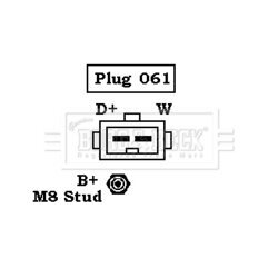 Alternátor BORG & BECK BBA2240 - obr. 1