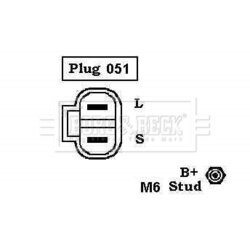 Alternátor BORG & BECK BBA2790