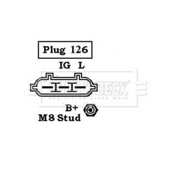 Alternátor BORG & BECK BBA3022