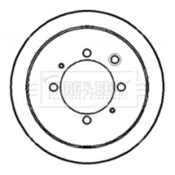 Brzdový kotúč BORG & BECK BBD4269