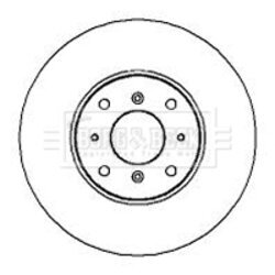 Brzdový kotúč BORG & BECK BBD4891
