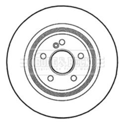Brzdový kotúč BORG & BECK BBD5143