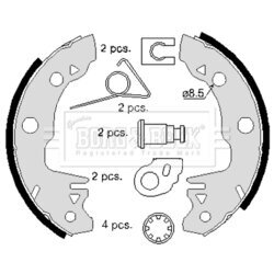 Sada brzdových čeľustí BORG & BECK BBS6123