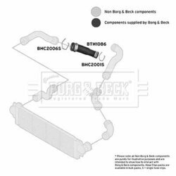 Hadica plniaceho vzduchu BORG & BECK BTH1086 - obr. 1